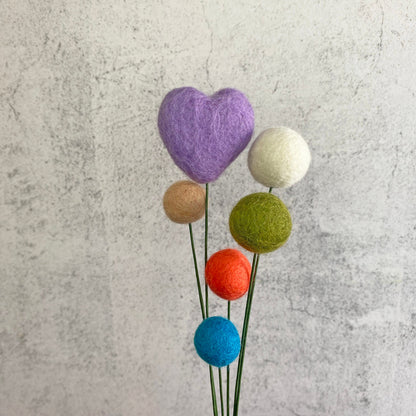 Blooming Floral Felt Flower Bouquet
