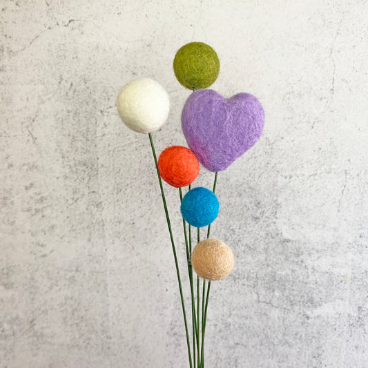 Blooming Floral Felt Flower Bouquet