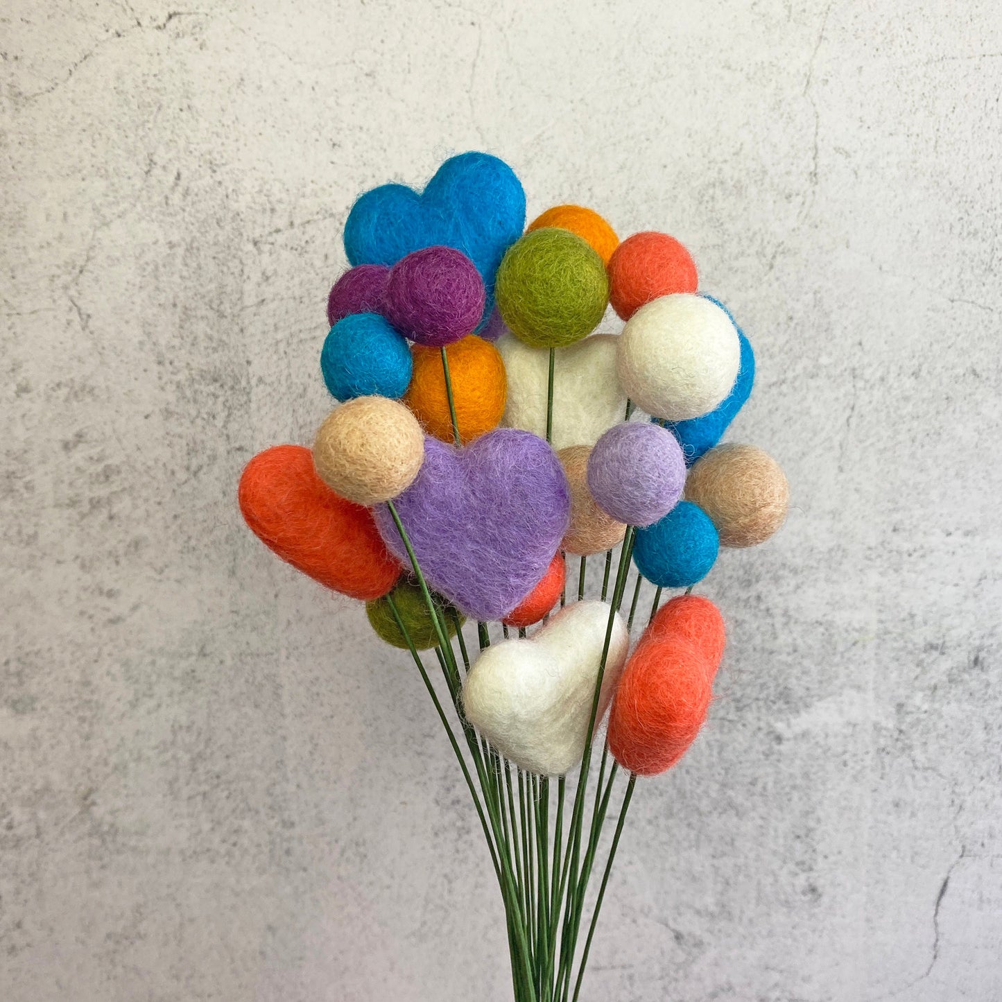 Blooming Floral Felt Flower Bouquet