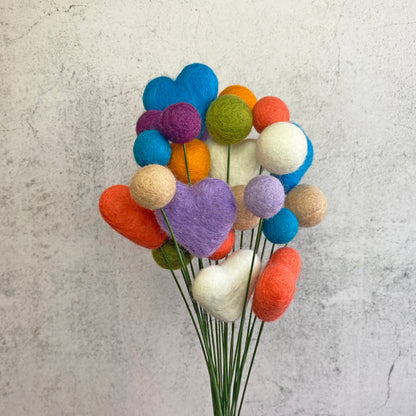 Blooming Floral Felt Flower Bouquet
