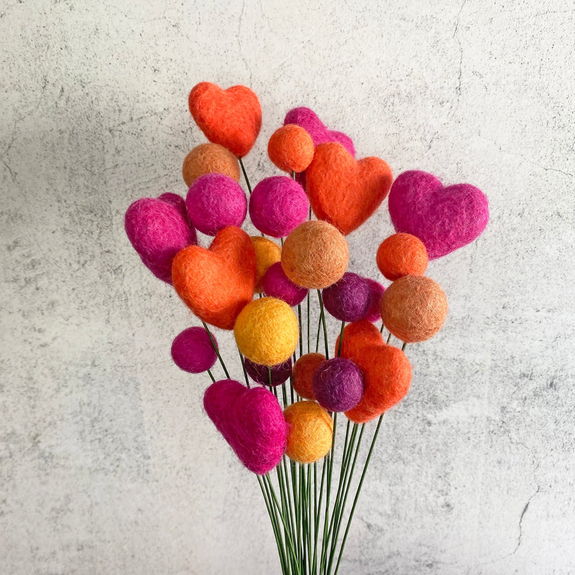 Tulip Fields Felt Flower Bouquet