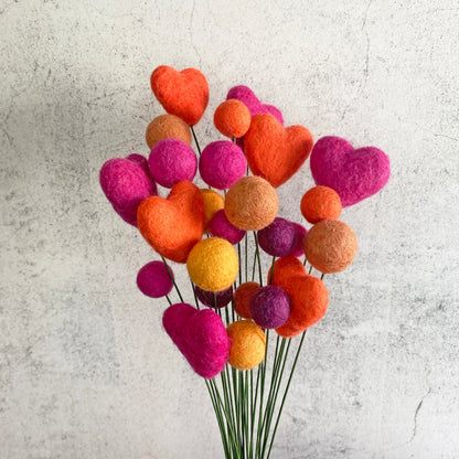 Tulip Fields Felt Flower Bouquet