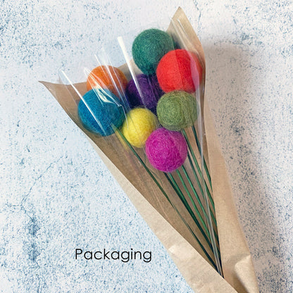Woodland Meadow Felt Acorn Bouquet