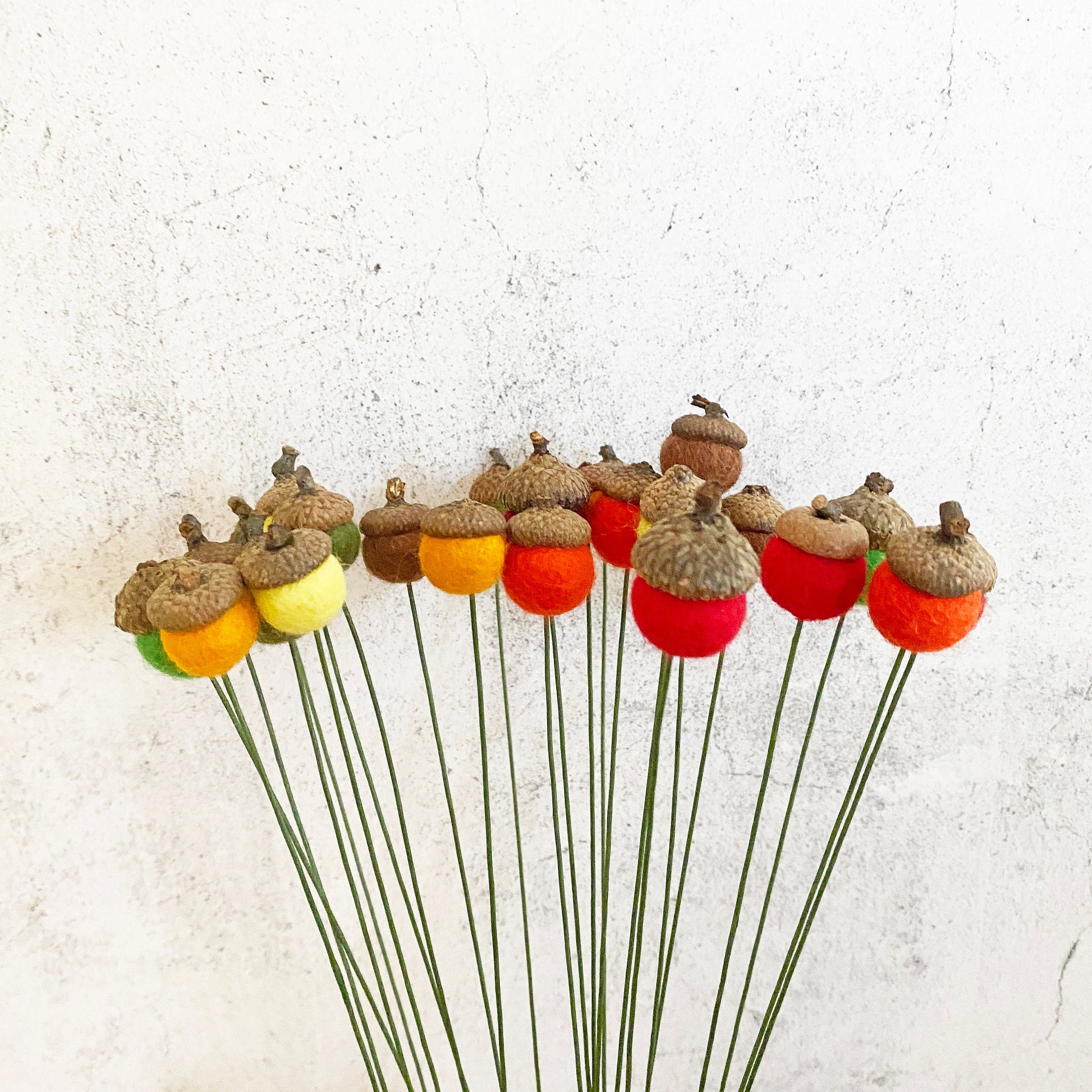 Woodland Meadow Felt Acorn Bouquet