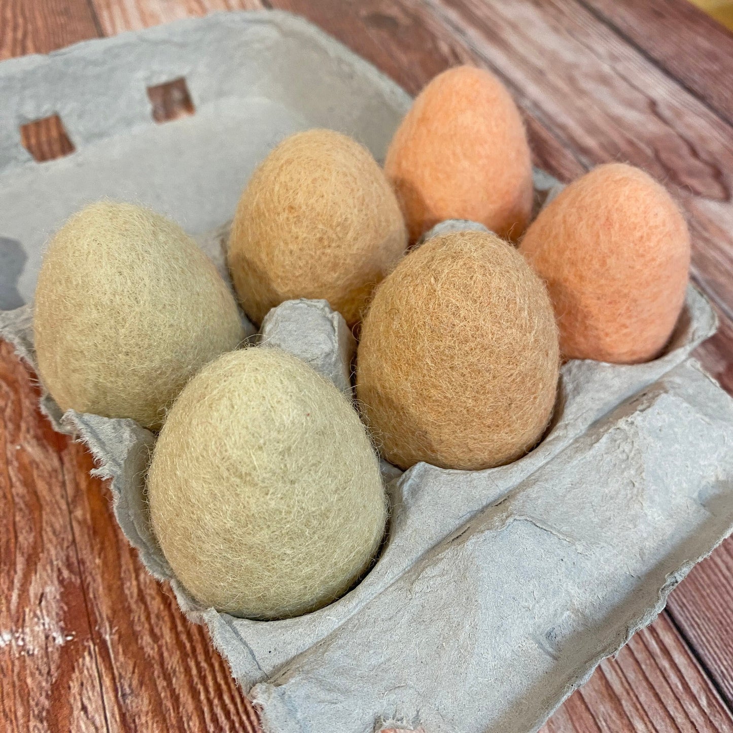 Local Eggs Wool Felt Easter Eggs