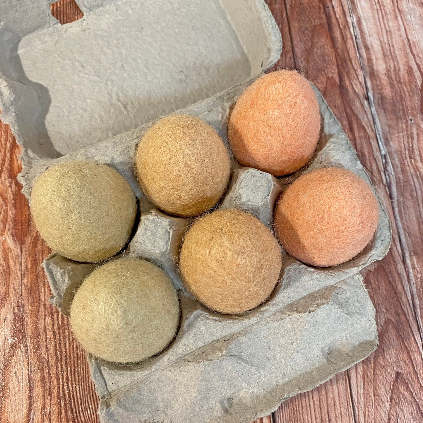 Local Eggs Wool Felt Easter Eggs