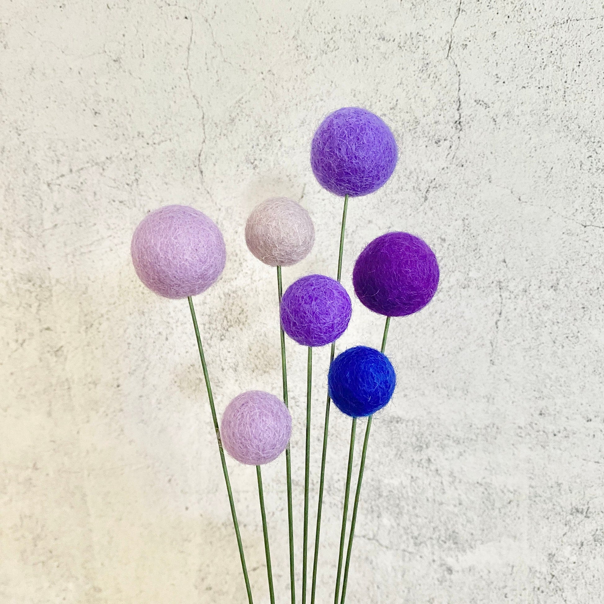 Passion for Purple Felt Flower Bouquet
