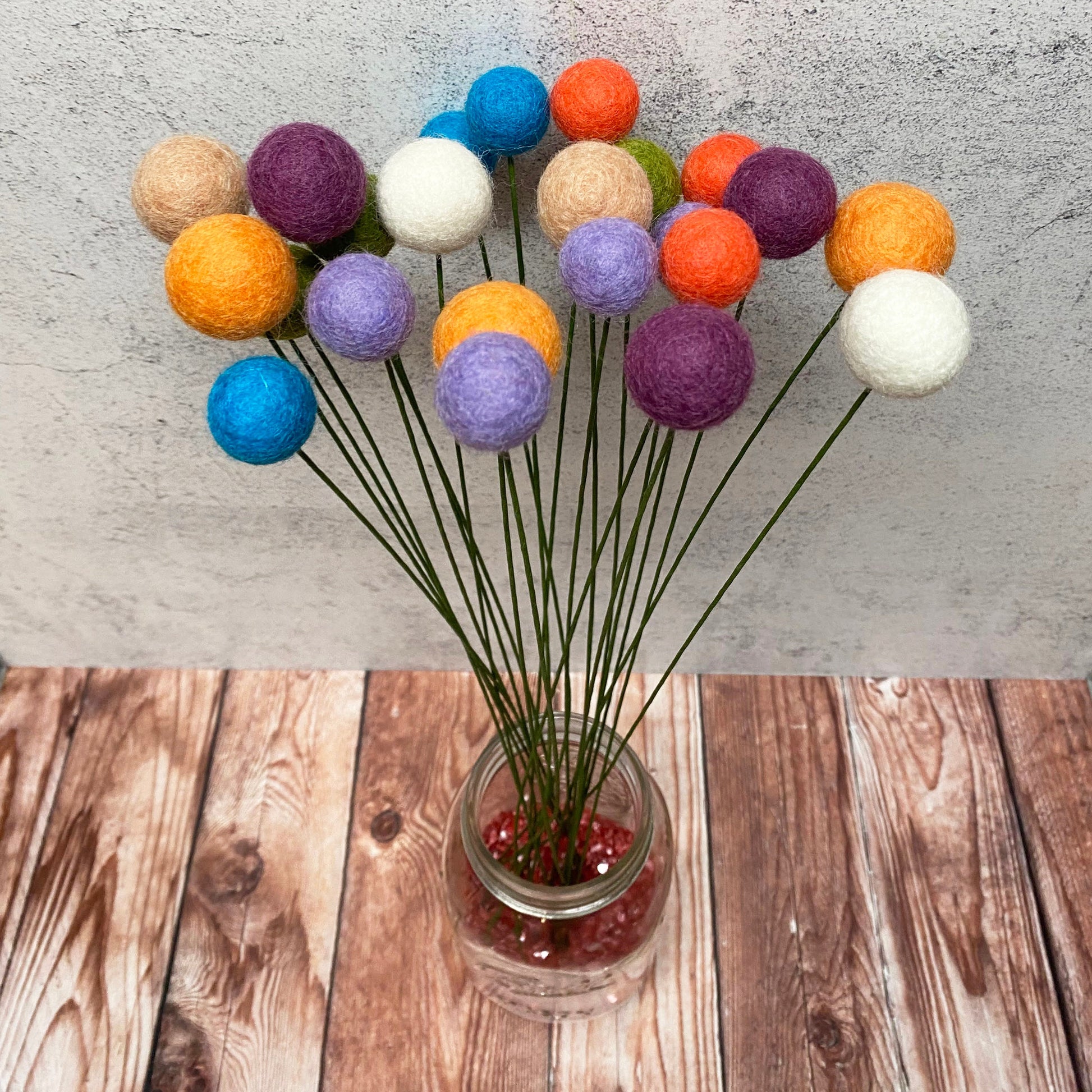 Blooming Floral Felt Flower Bouquet