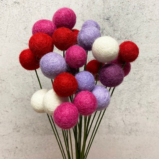 Love & Lilac Felt Flower Bouquet