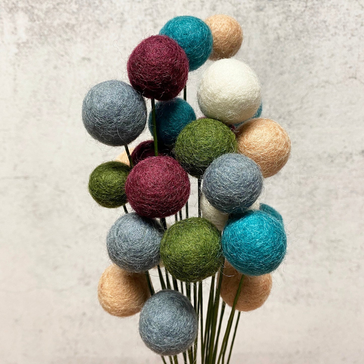 Cozy Cottage Felt Flower Bouquet