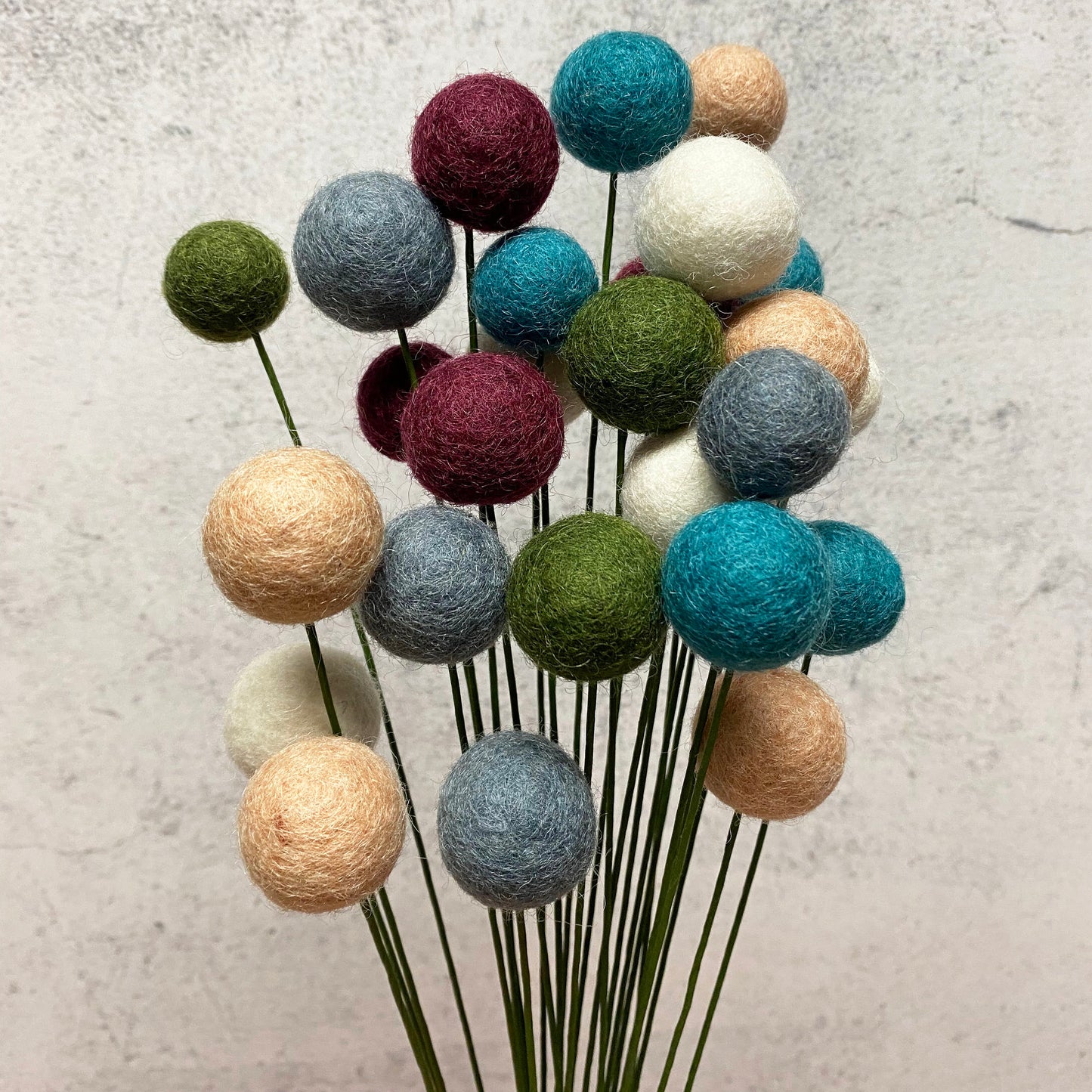 Cozy Cottage Felt Flower Bouquet