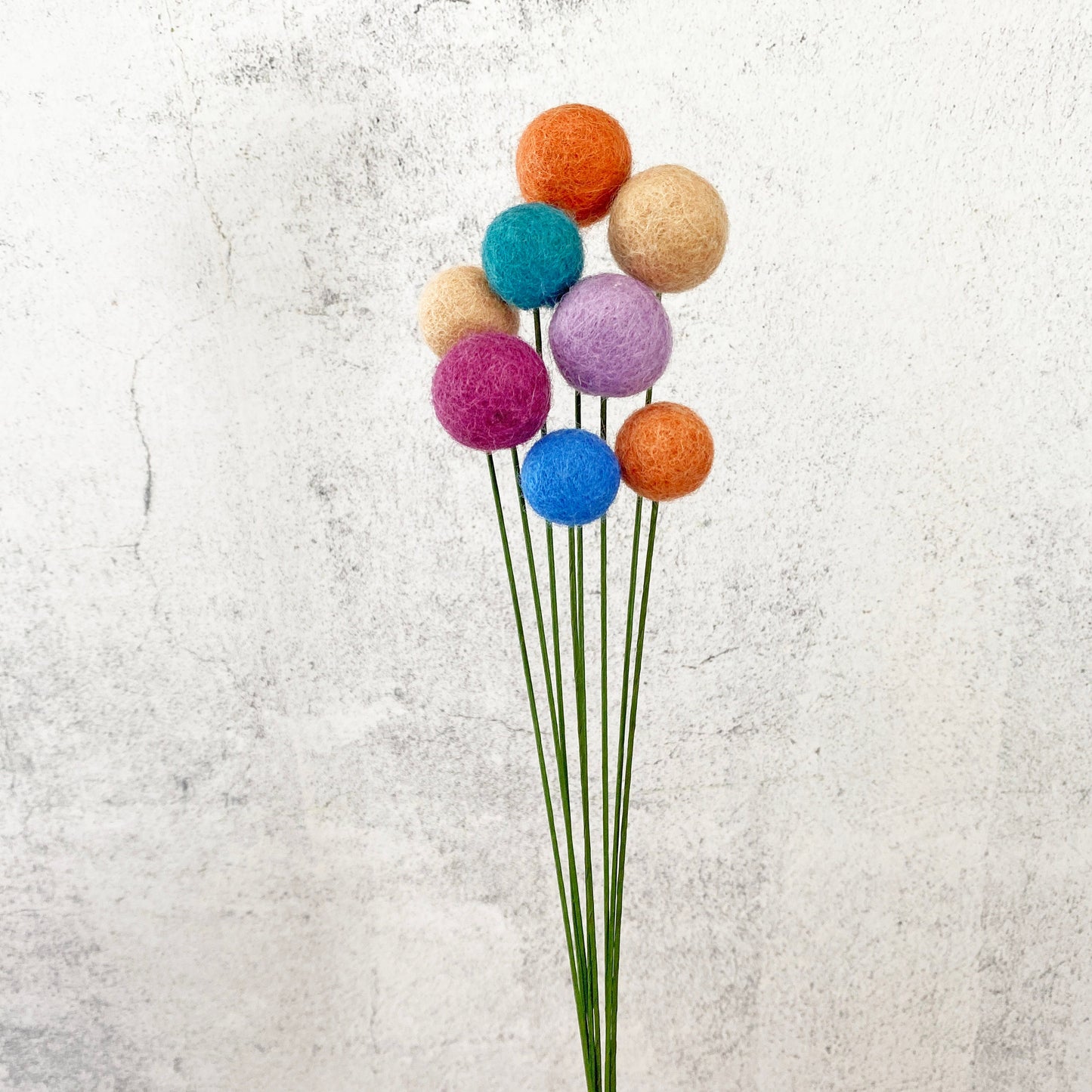 Pastel Dream Felt Flower Bouquet