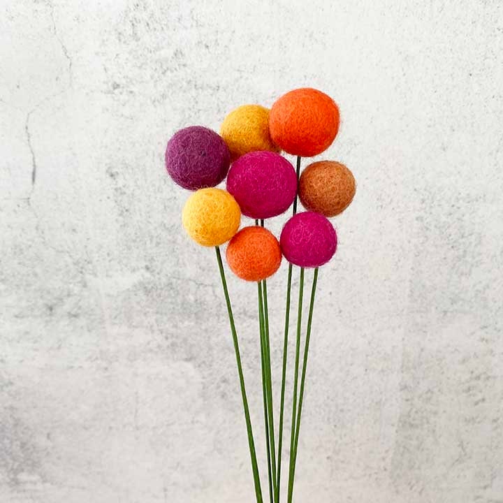 Tulip Fields Felt Flower Bouquet