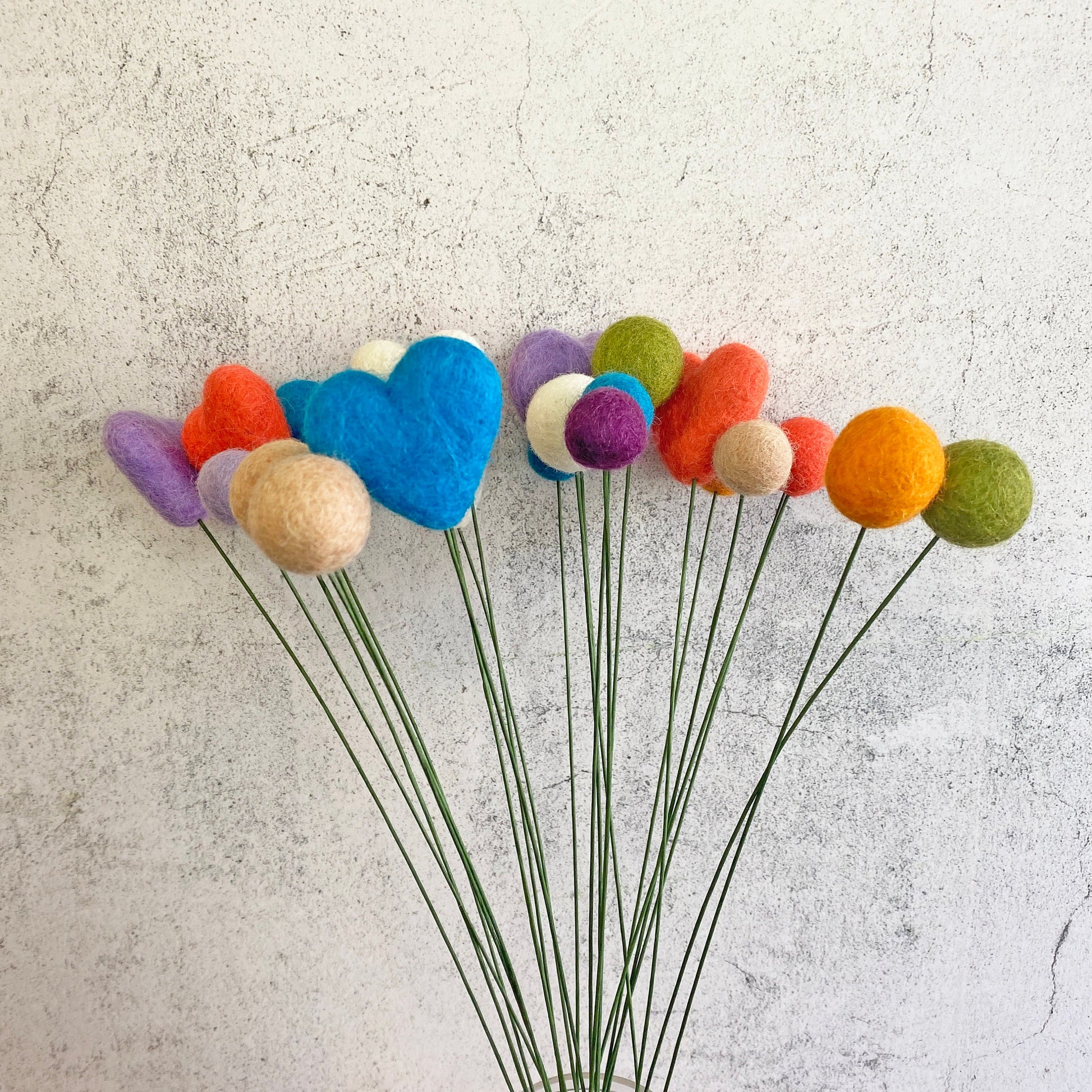 Blooming Floral Felt Flower Bouquet