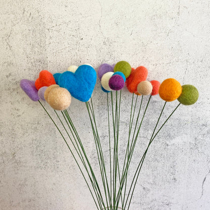 Blooming Floral Felt Flower Bouquet