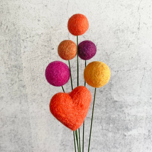 Tulip Fields Felt Flower Bouquet