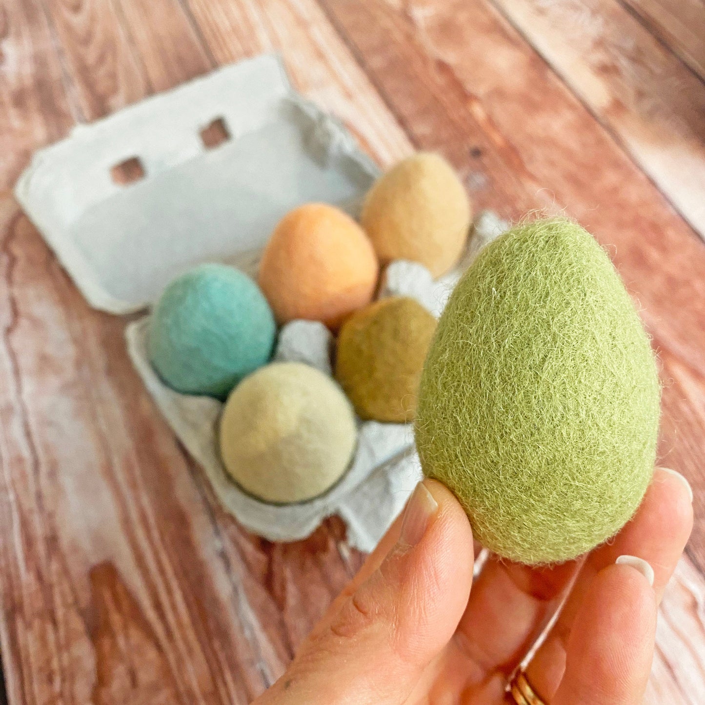 Heirloom Hen Felt Easter Eggs