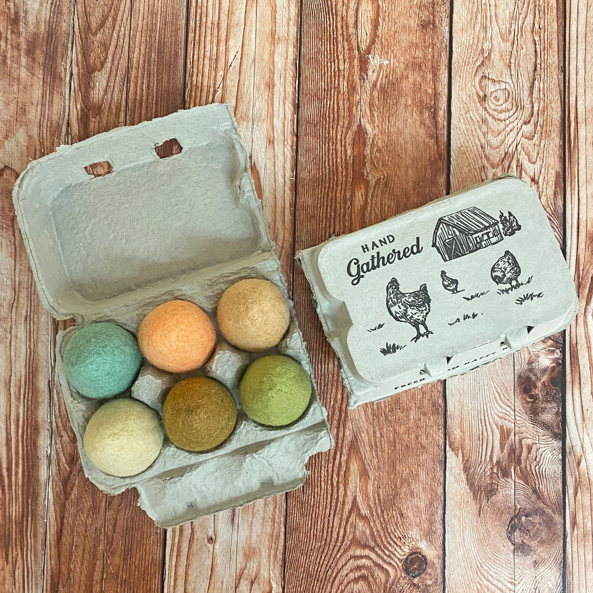 Heirloom Hen Felt Easter Eggs