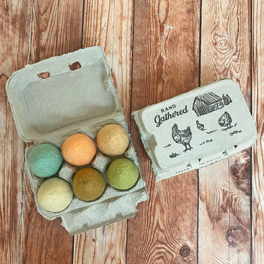 Heirloom Hen Felt Easter Eggs