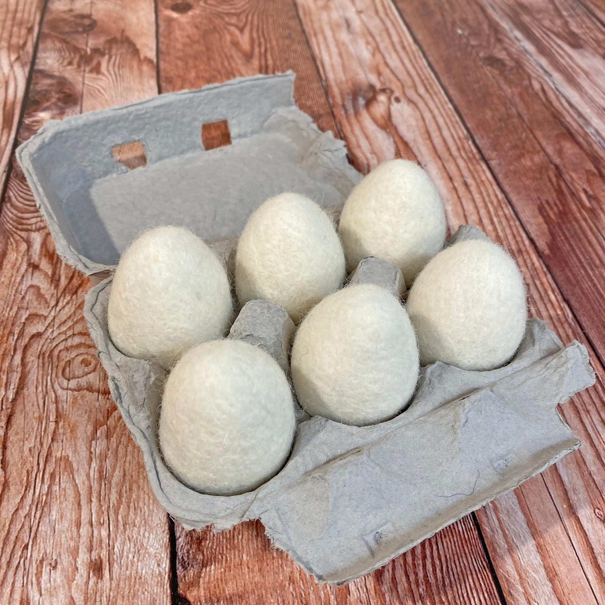 Cream Felt Easter Eggs