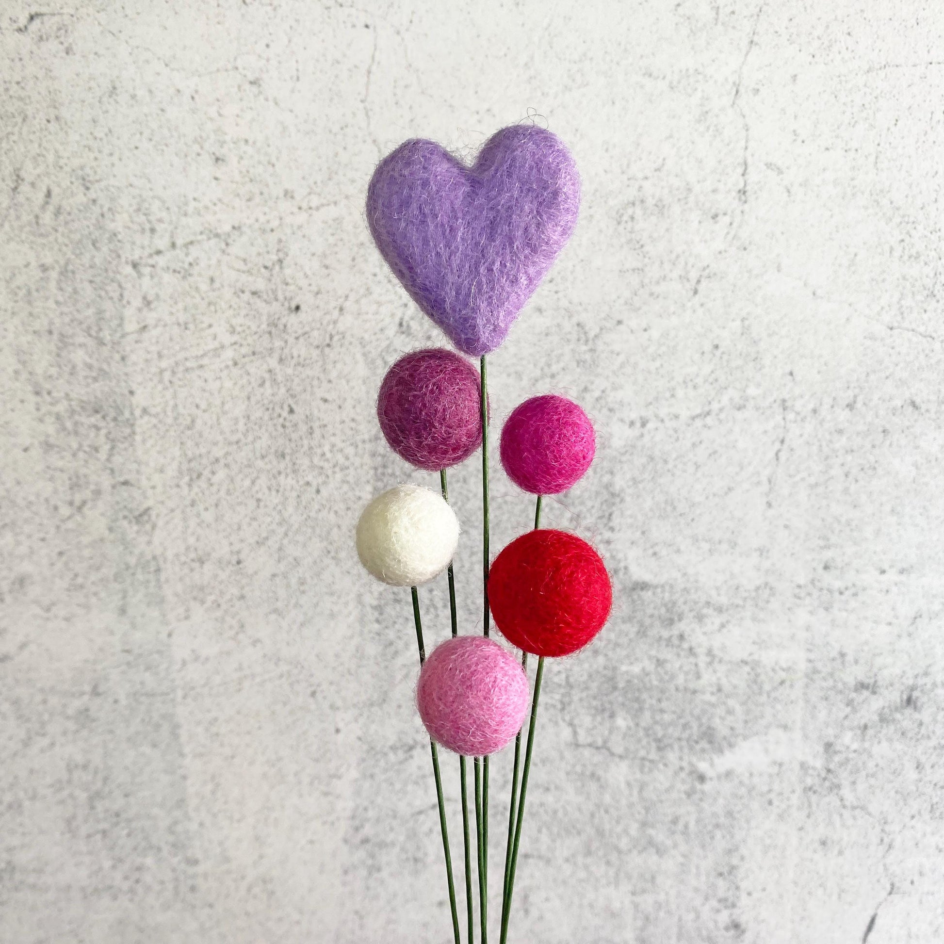 Love & Lilac Felt Flower Bouquet