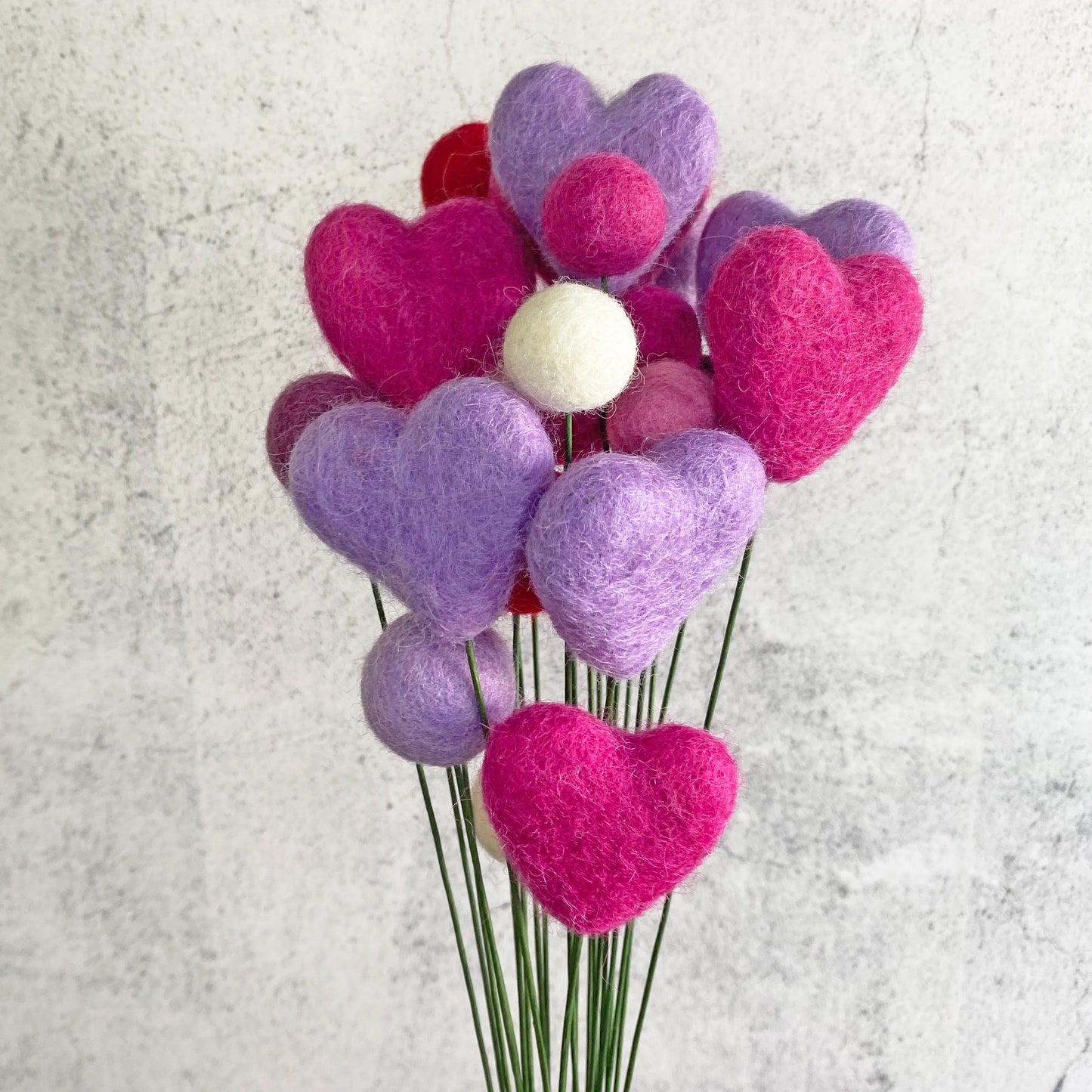 Love & Lilac Felt Flower Bouquet