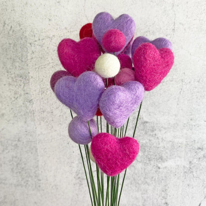 Love & Lilac Felt Flower Bouquet