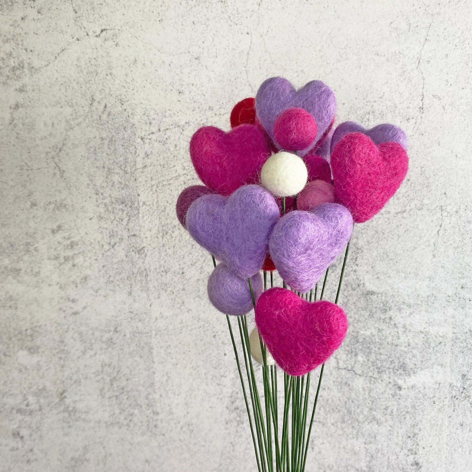 Love & Lilac Felt Flower Bouquet