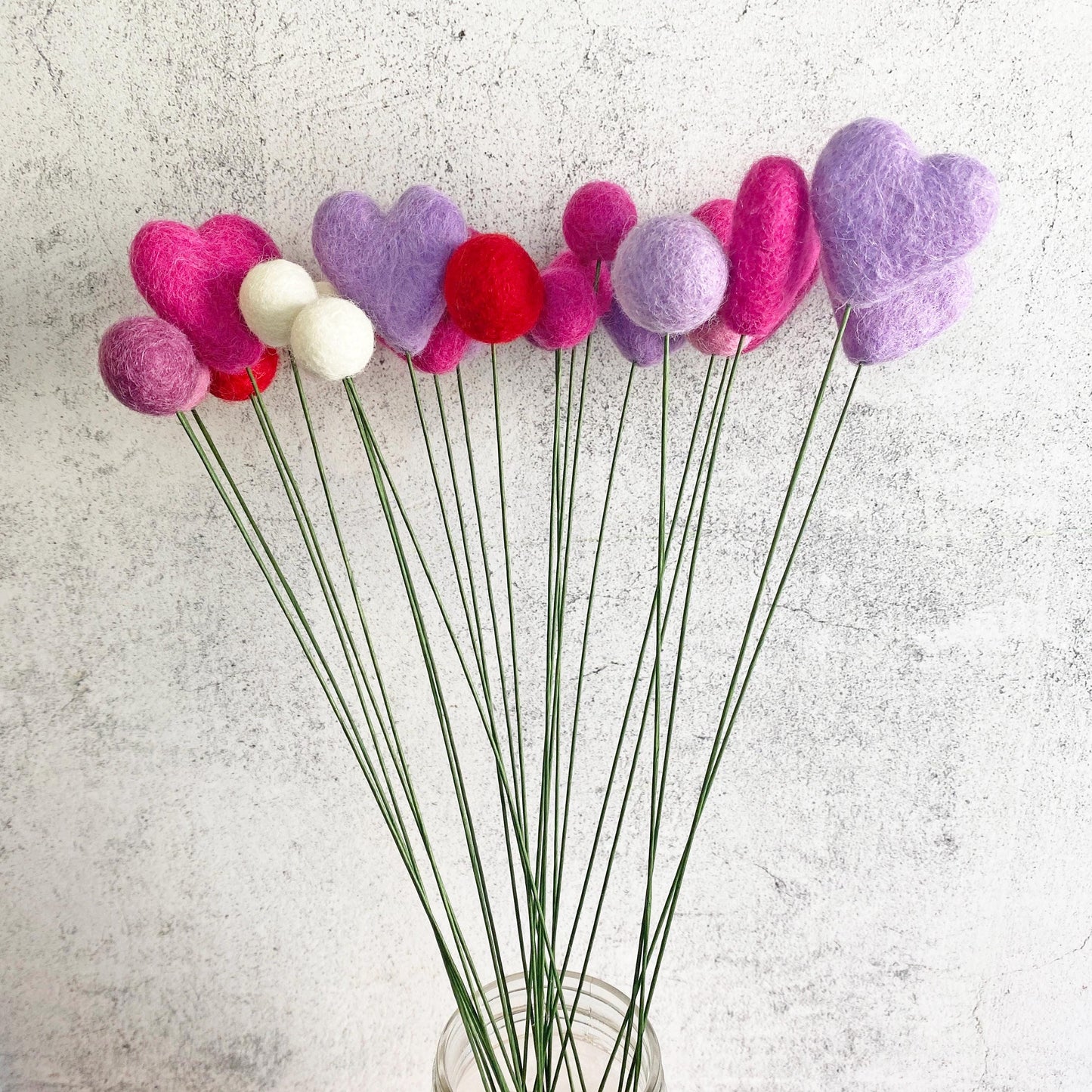Love & Lilac Felt Flower Bouquet
