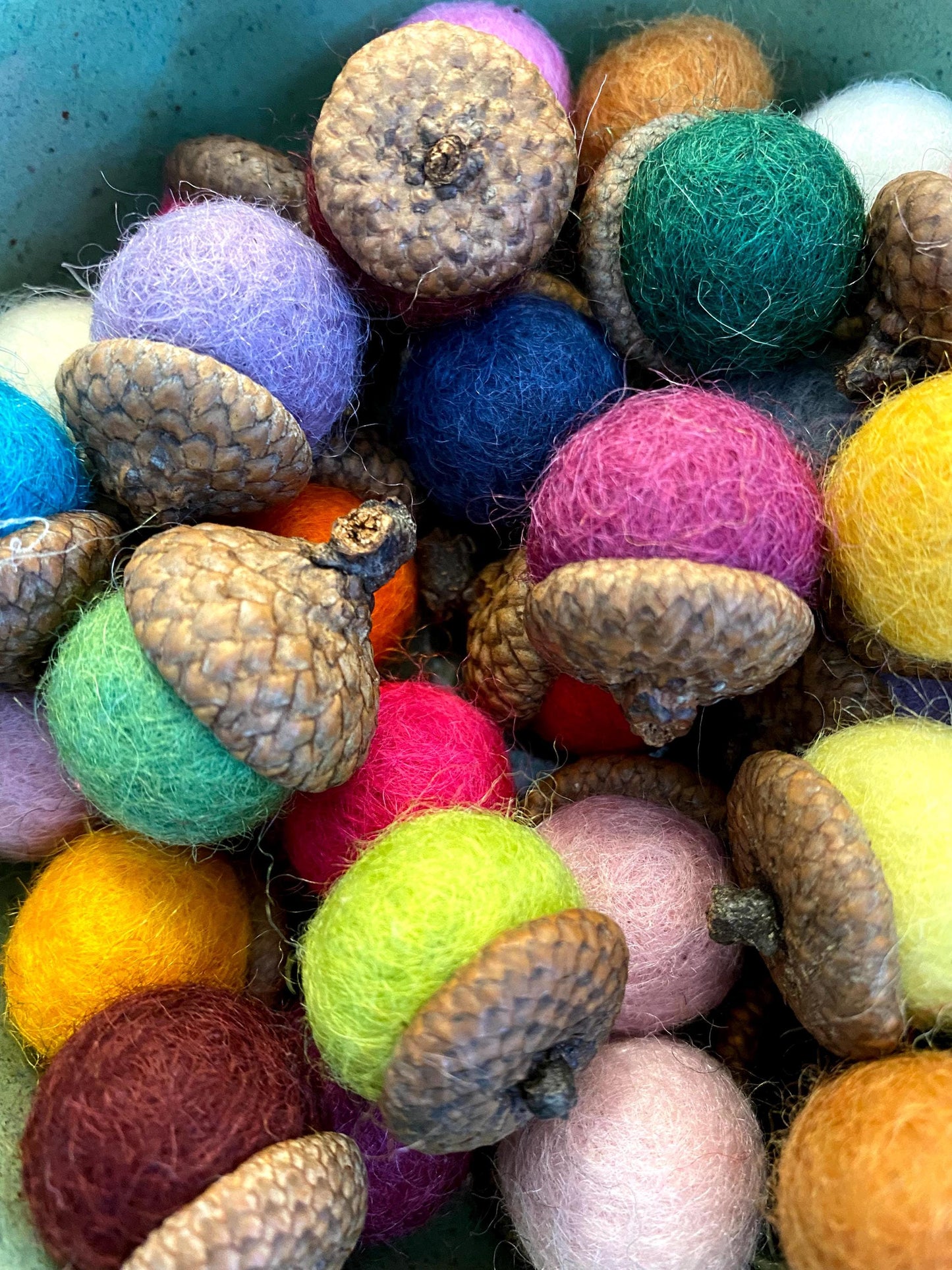 Felt Acorns Forest Brights