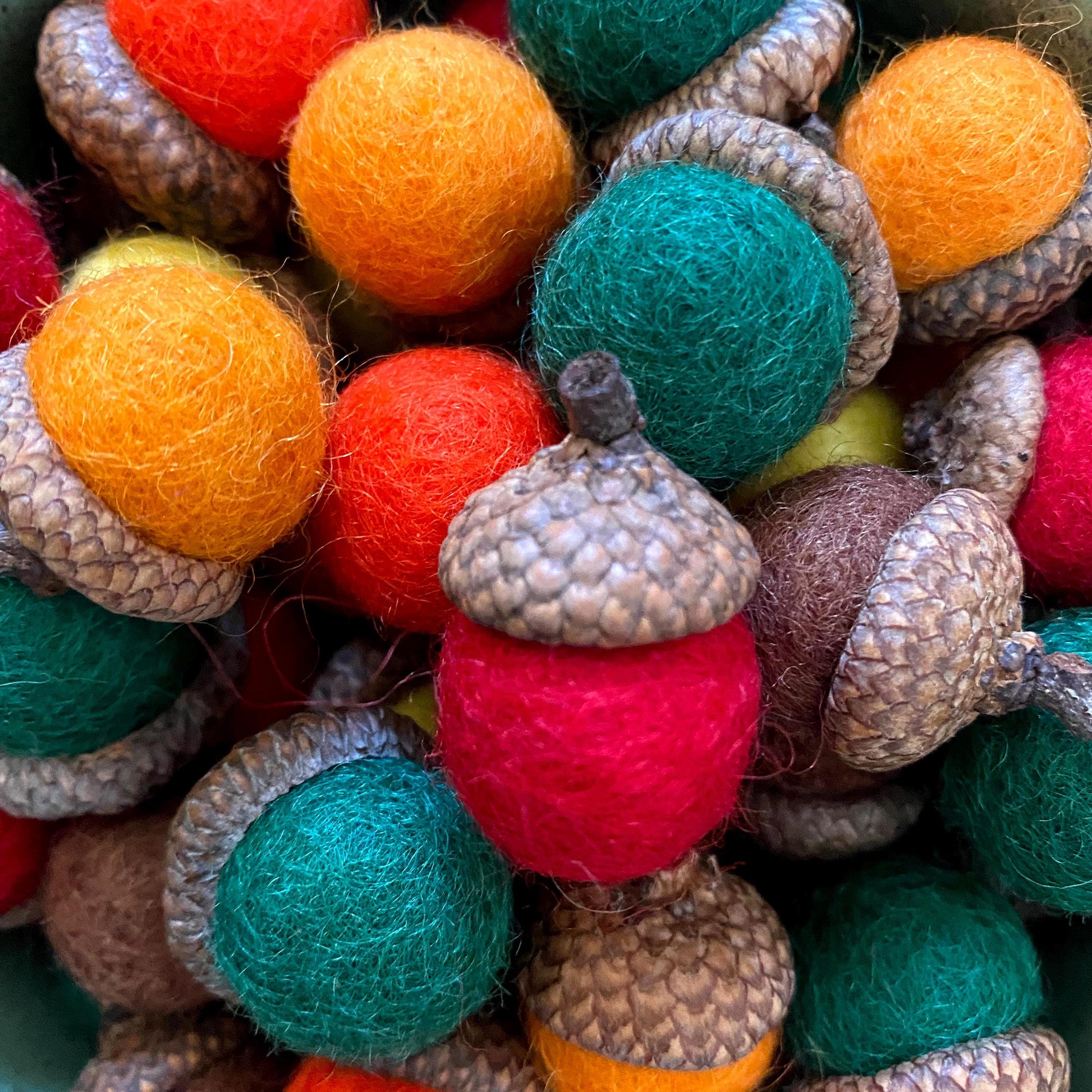Felt Acorns Woodland Meadow