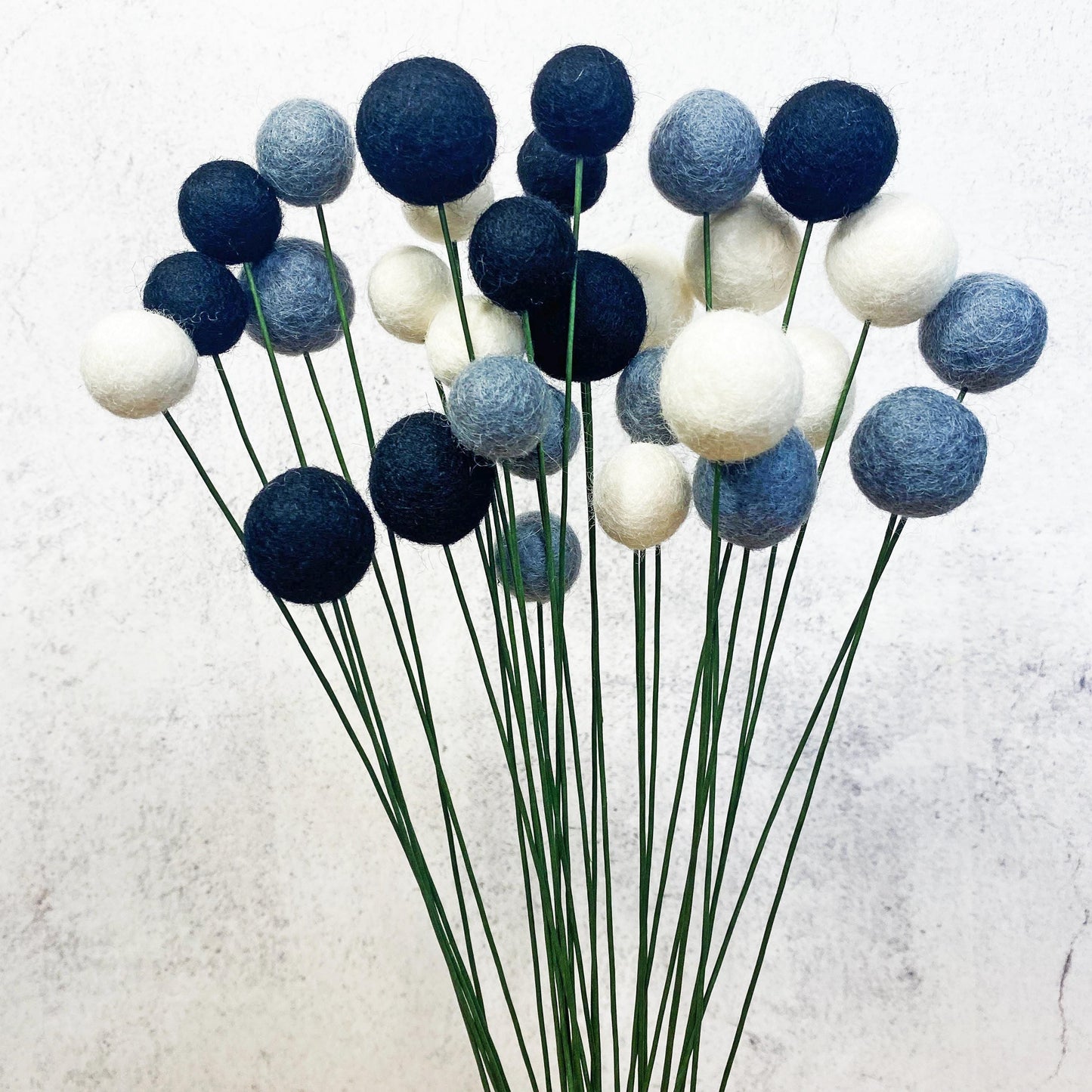 Moonlit Garden Felt Flower Bouquet