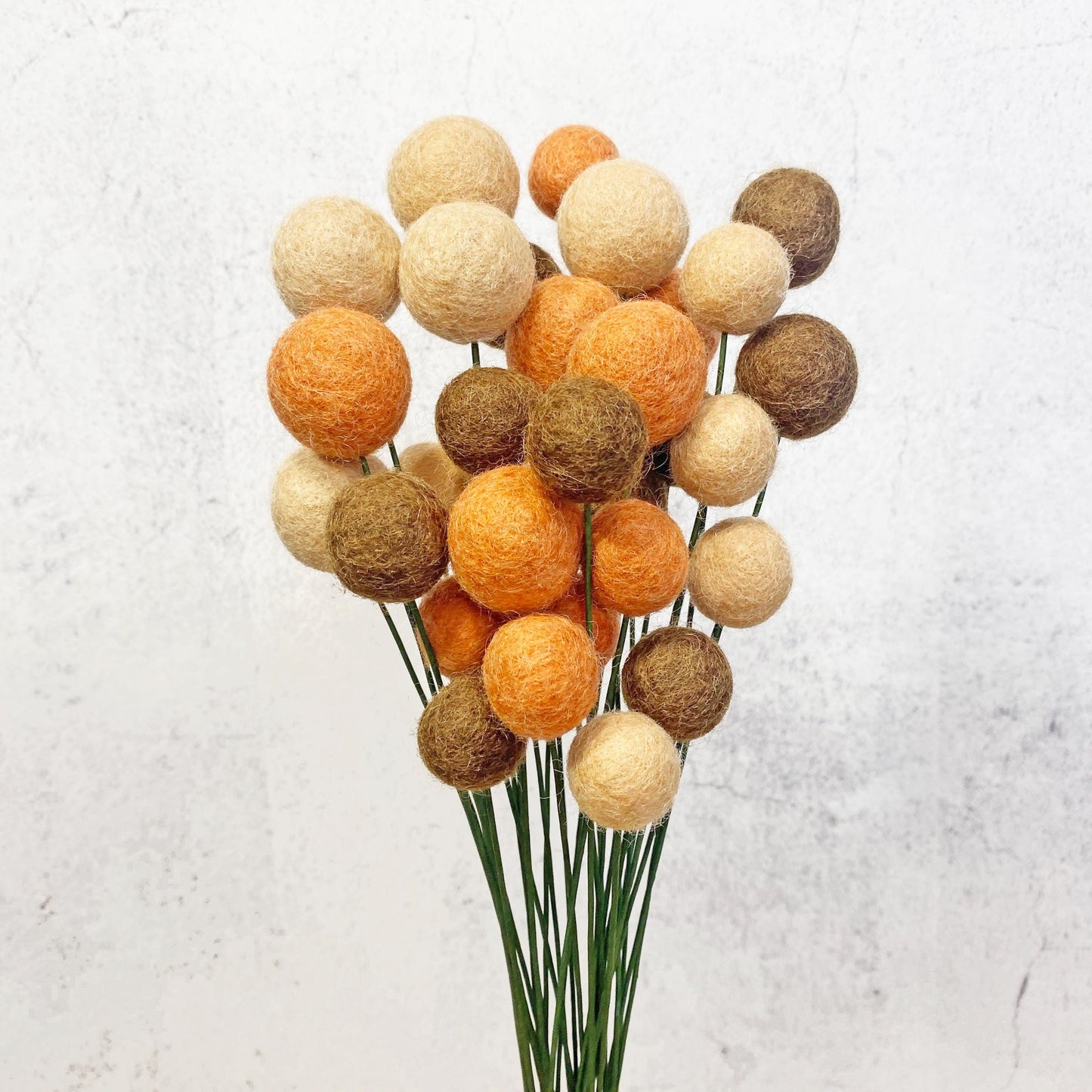 Terracotta Sunset Felt Flower Bouquet
