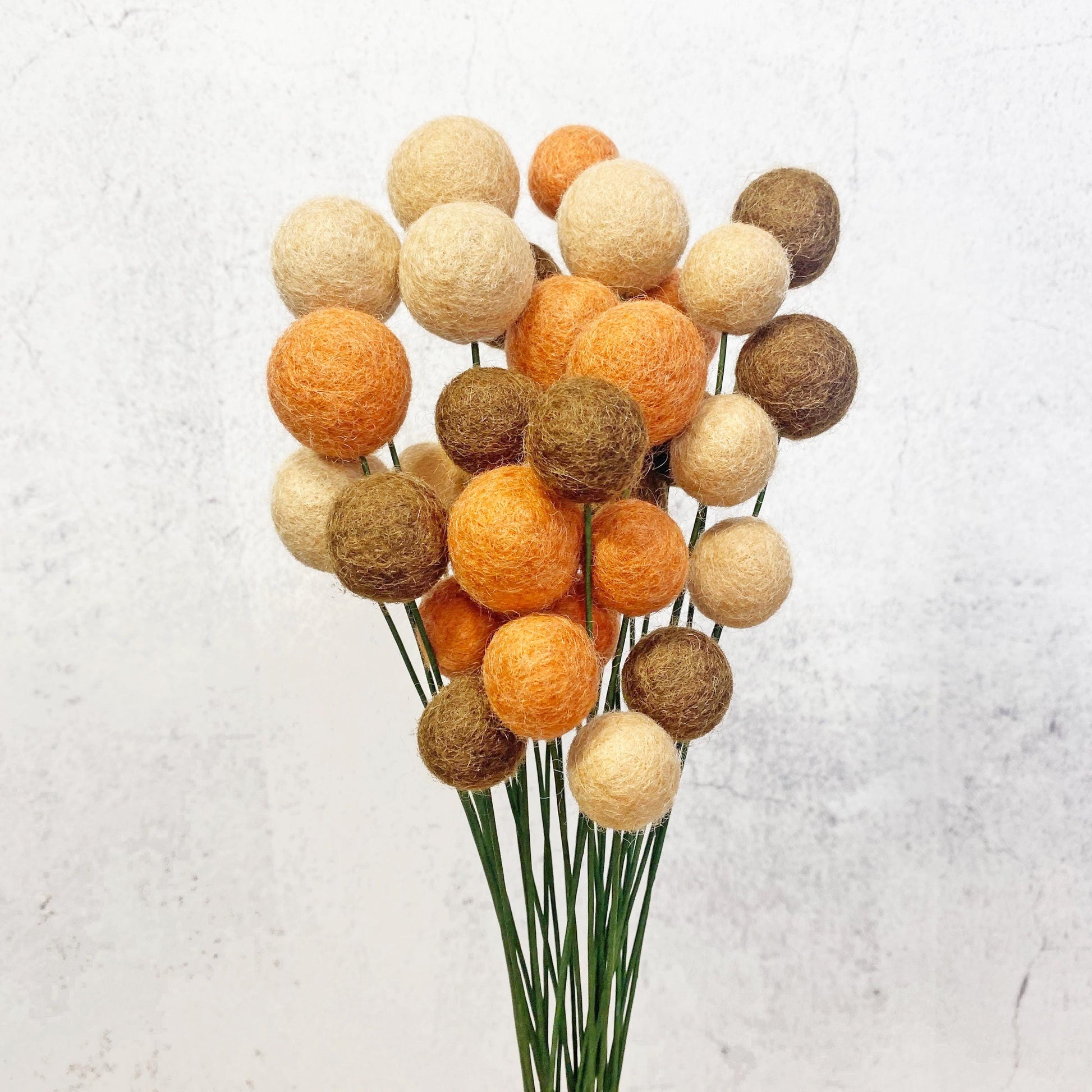Terracotta Sunset Felt Flower Bouquet