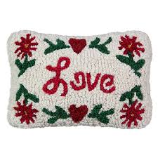 Love Flowers Pillow 8 x 12"