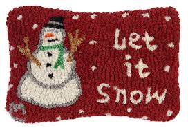 Let it Snowman Pillow 8 x 12"