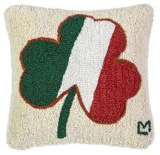 Shamrock Flag Pillow 14 x 14"