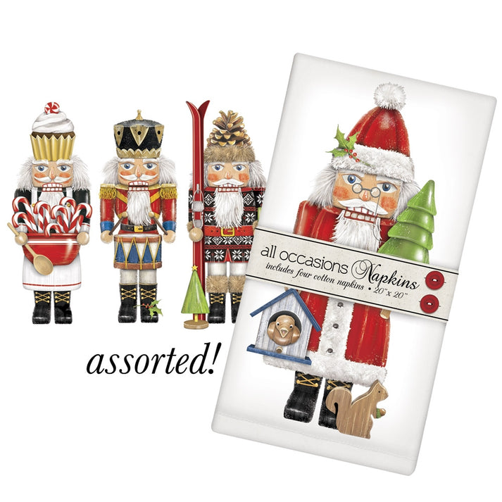 Nutcrackers Napkin Set of 4