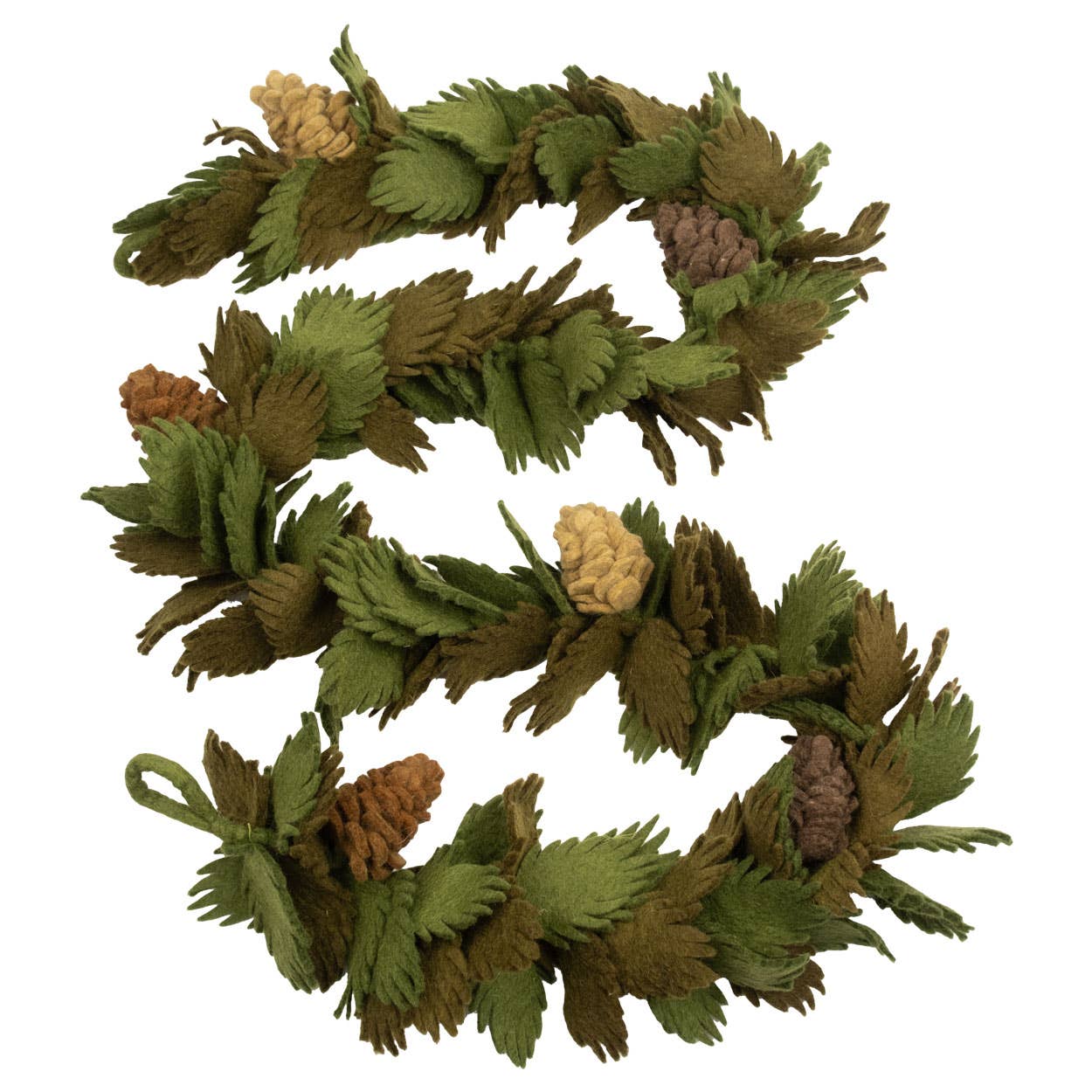 Garland - Felt Pine Cone