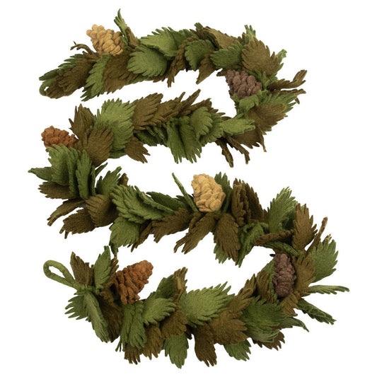 Garland - Felt Pine Cone