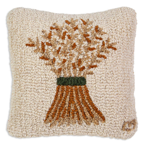 Wheat Sheaf Pillow 14 x 14"
