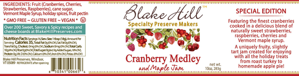 Cranberry Medley and Maple Jam