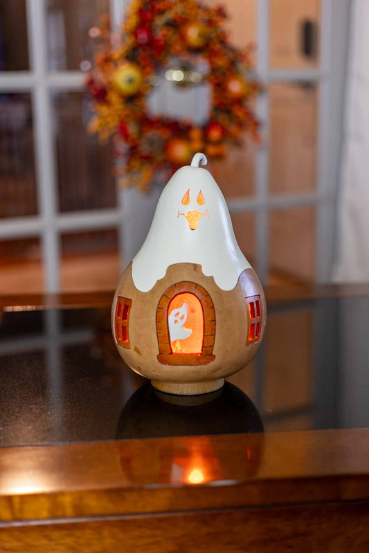 Ghost Cottage Gourd Luminary