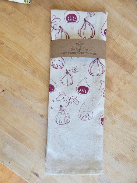 Figs Printed Tea Towel