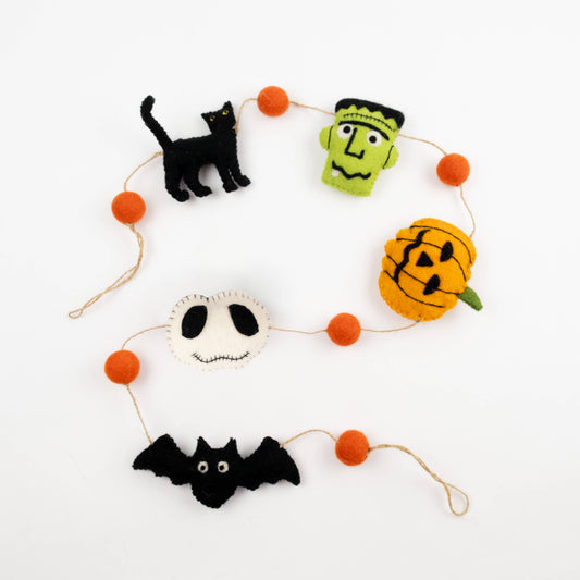 Garland - Felt Halloween Friends