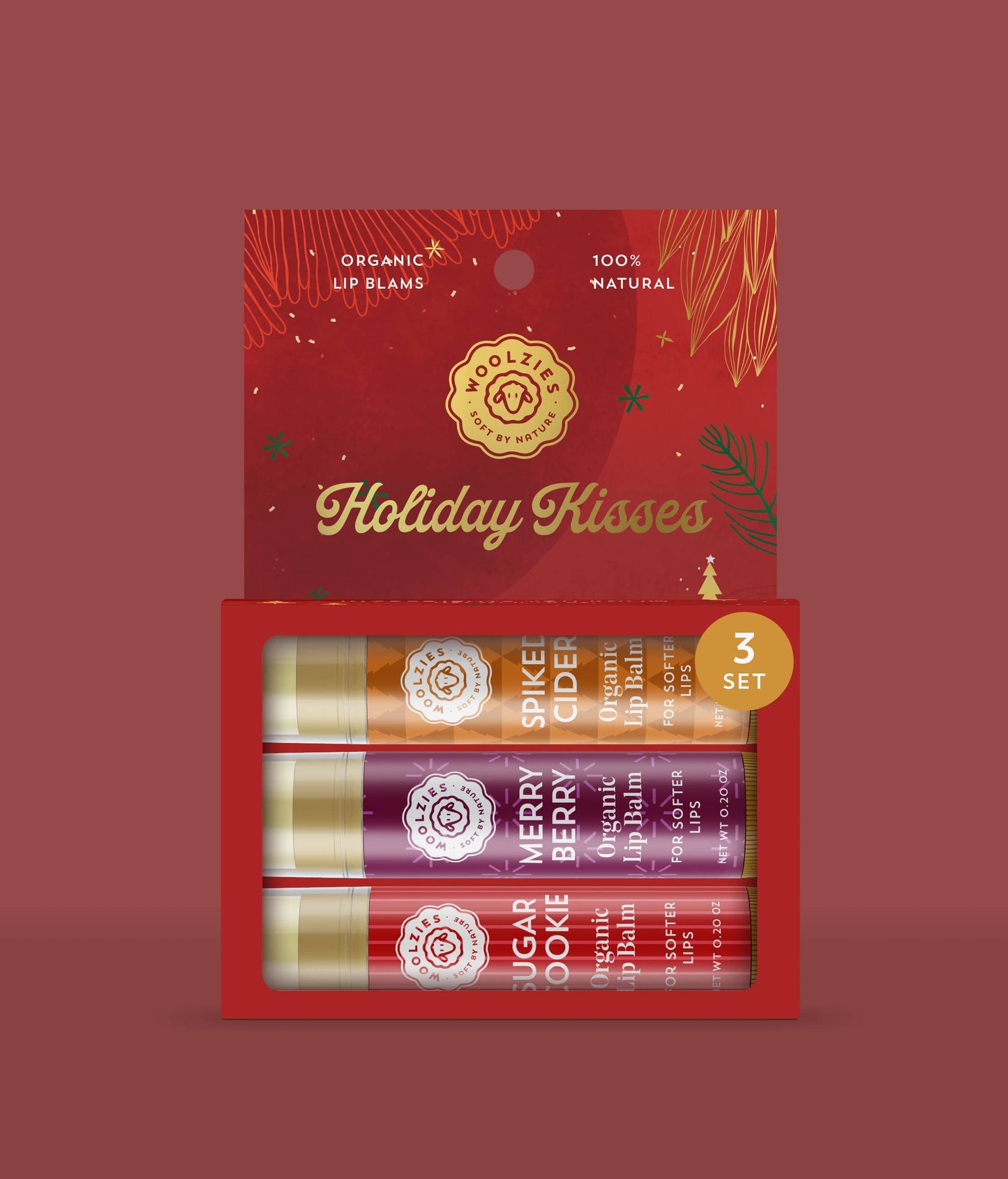 Holiday Kisses Lip Balm Set