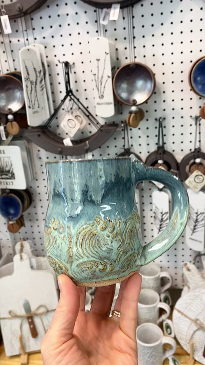 Ocean Wave Ceramic Mug