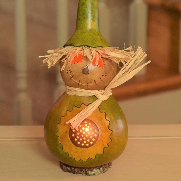 Sunny Scarecrow Gourd