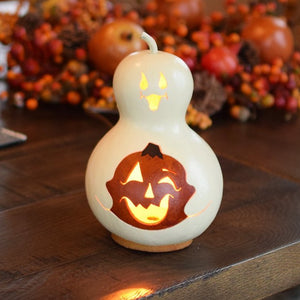 Spooky Boo Gourd Luminary
