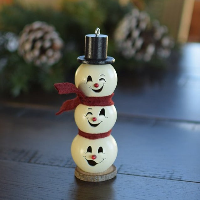 Blake Snowman Gourd Ornament